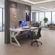 1200mm Office Computer Desk - White - 2