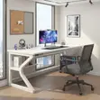 1200mm Office Computer Desk - White - 3