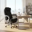 Leather Boss High Backrest Office Chair - Black - 5