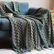 Home Interiors Fleece Throw Blanket - Brand New - 1