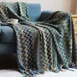 Home Interiors Fleece Throw Blanket - Brand New - 4