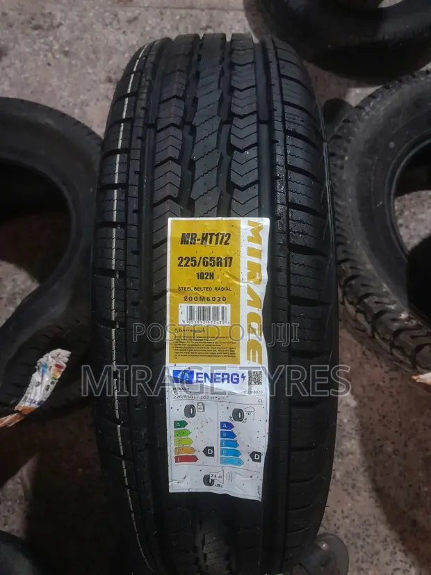 Brand New Mirage Tyres 225/65R17 - SUV Grip - 1