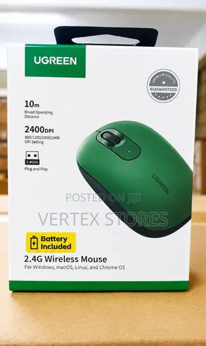 Ugreen MU105 2.4GHz Wireless Mouse (Celadon Green)