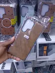 Brown Faux-Leather Back Case for Samsung Galaxy S24 Ultra - 2
