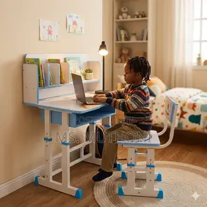 Ergonomic Kids Learning Desk and Chair Set