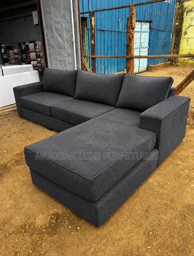 Modern L-Shaped Sofa - Brand New - 1
