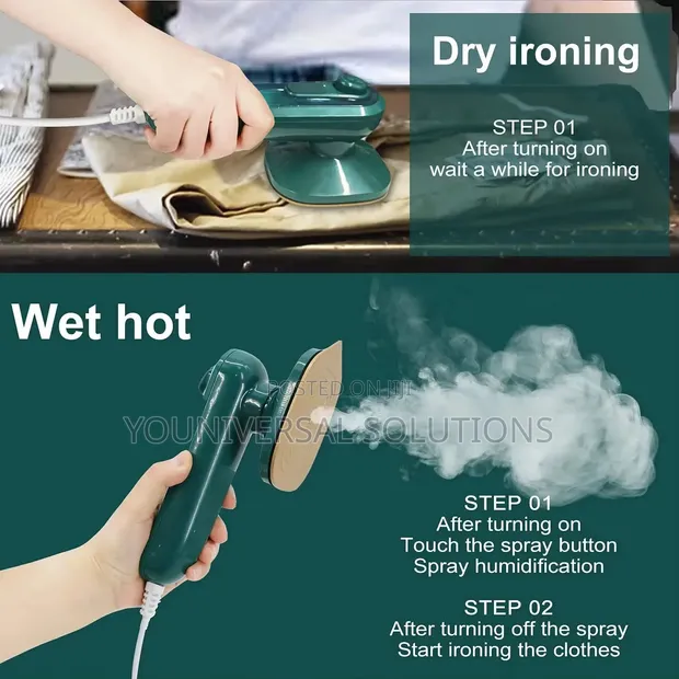 Travel Portable Handheld Steam Iron - 1