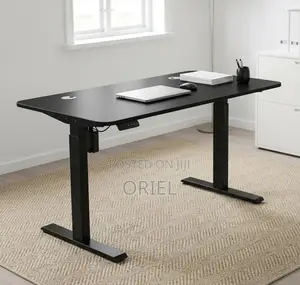 Black Electric Adjustable Office Desk
