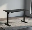 Black Electric Adjustable Office Desk - 2