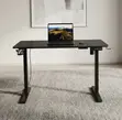 Black Electric Adjustable Office Desk - 4