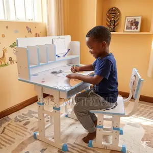 Multifunctional Kids Interactive Study Table & Chair Set