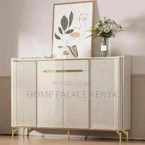 Bedroom Storage Cabinet - White Wood Finish