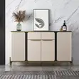 Bedroom Storage Cabinet - White Wood Finish - 3