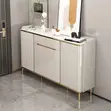 Bedroom Storage Cabinet - White Wood Finish - 5