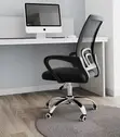 Height Adjustable Office Study Chair - Black - 4