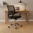 Height Adjustable Office Study Chair - Black - 5