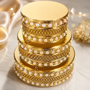 3pcs Iron Top Cake Stand Set