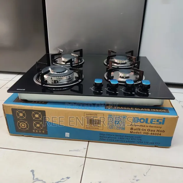Bolesi 60cm Built-in Gas Hob - 4 Burners - 1