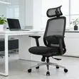 Executive Mesh Work Chair - Black - 5