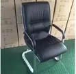 Executive Waiting Visitor Chair - Black Faux Leather - 2
