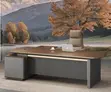 Executive L-Shaped Office Desk - 2400mm - 4