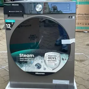 Brand New Hisense 12kg Front Load Washing Machine