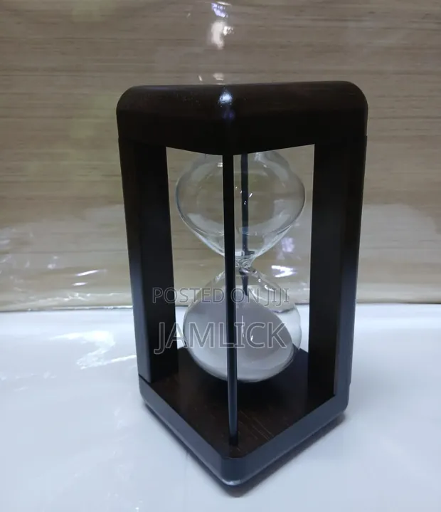 Premium Metal Hourglass Sand Timer - 1 Hour - 1