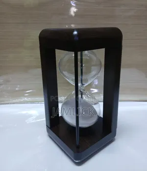Premium Metal Hourglass Sand Timer - 1 Hour