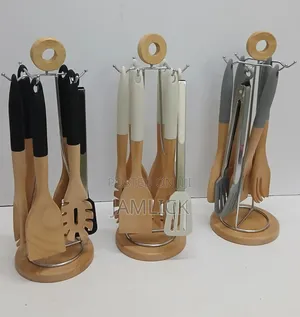 Serving Spoon Set with Stand - Brand New