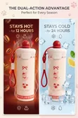 ACE Insulated Water Bottle, 750ml, Stainless Steel - 1