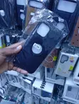 Black Leather Protective Back Case for iPhone 12/12 Pro - 2