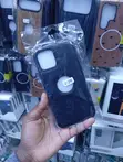 Black Leather Textured Case for iPhone 12/12 Pro - 1