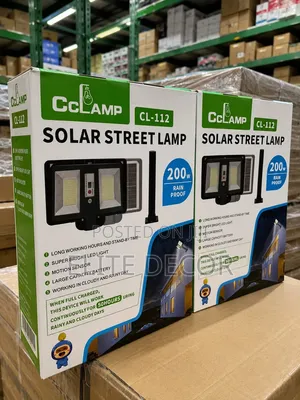 200W Solar Street Light with Motion Sensor