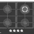 Haier 4 Burner Built-in Cooker Hob - 2