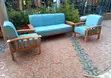 7-Seater Wooden Armrest Sofa Set - 3