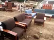 7-Seater Wooden Armrest Sofa Set - 5