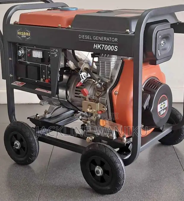 Hisaki Japan HK7000S Diesel Generator 9.3 Kva - 1