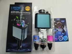 LC-049 5-in-1 Car Charger 180W with Starlight & Aromatherapy