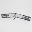 White Plastic Folding Bench - 1