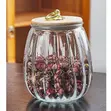 Ribbed Glass Storage Jar 600ml - 1
