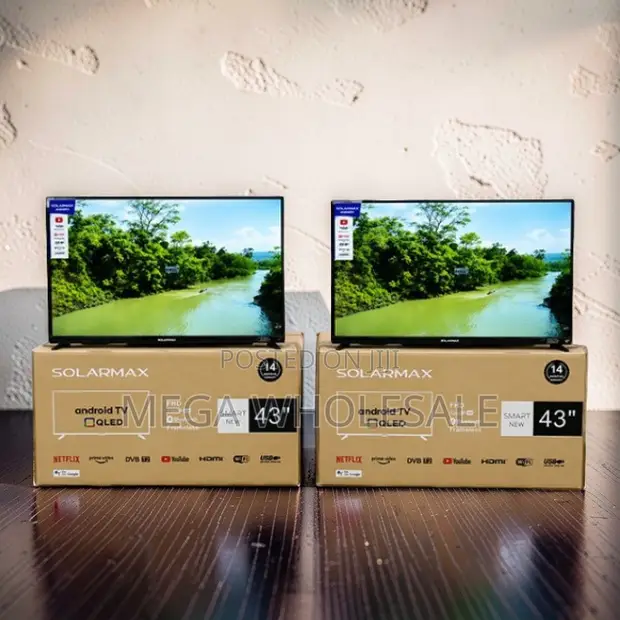 Solarmax 43 Inch Smart Android QLED TV - Closeout Sale - 1