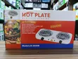 Electric Double Coil Hotplate 2000W - 1