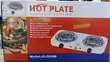 Electric Double Coil Hotplate 2000W - 2