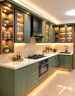 Modern Fitted Kitchen Cabinets by Wood and Stone