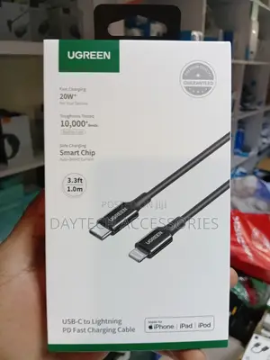 UGREEN MFi 20W PD USB-C to Lightning Cable (1m)