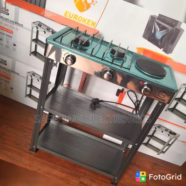 Eurochef 2+1 Hybrid Gas Electric Stove - 1