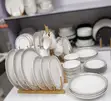 36 Pcs High Quality Ceramic Dinner Set - 2