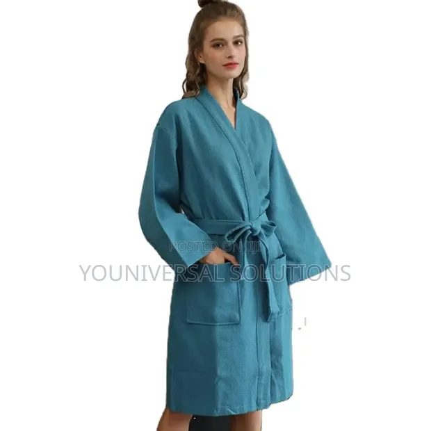 Cotton Bathrobe - Size XL - 1