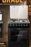 Brand New 50x55cm 3+1 Standing Cooker - 2