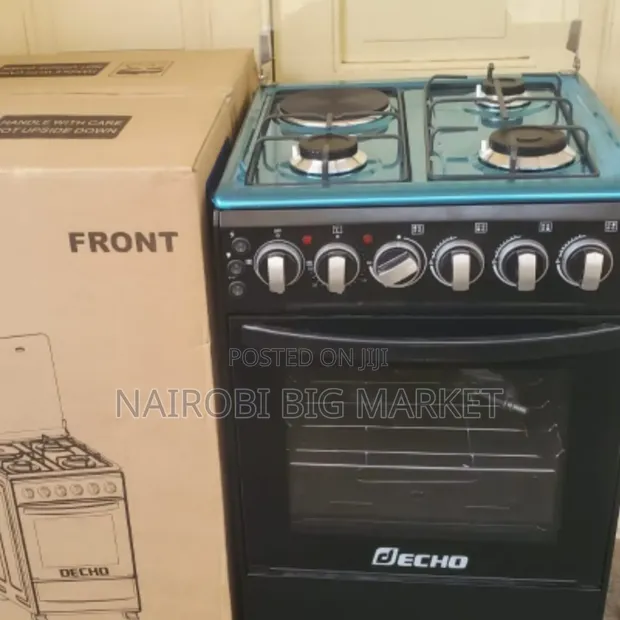 50x55 Decho 3+1 Standing Cooker with Electric Oven - 1